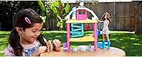 Vista 2 de Barbie Muñeca y juego con gallinero, animales, masa, moldes y más, granja de huevos para eclosionar y recoger