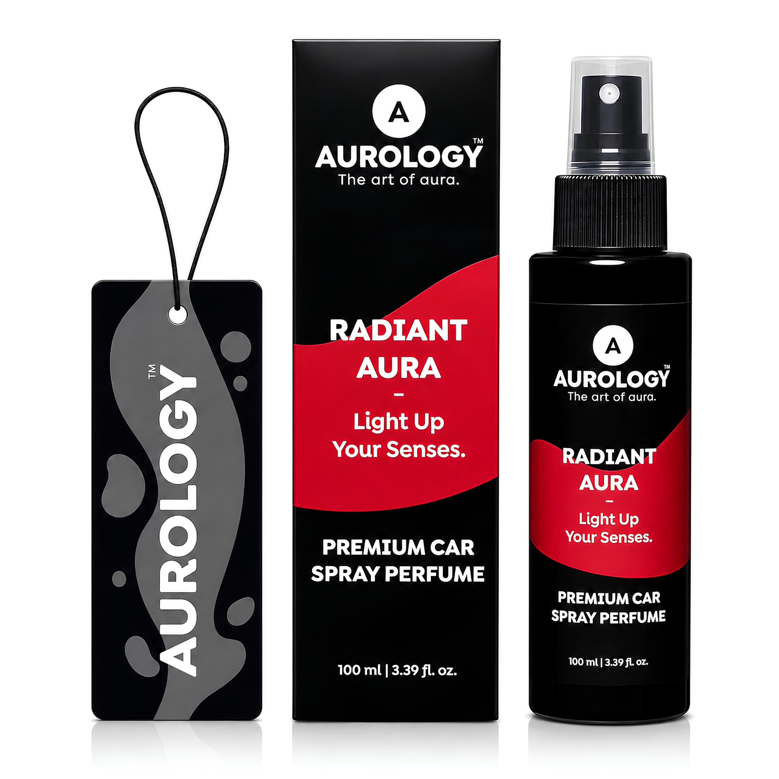Aurology Radiant Aura - Light Up Your Senses. | Premium Car Spray Perfume, Fine Long Lasting Fragrance, Car Air Freshener Scent, Anti Odour Technology, Car Accessory Interior Fabric Spray - 100 Ml-image-29