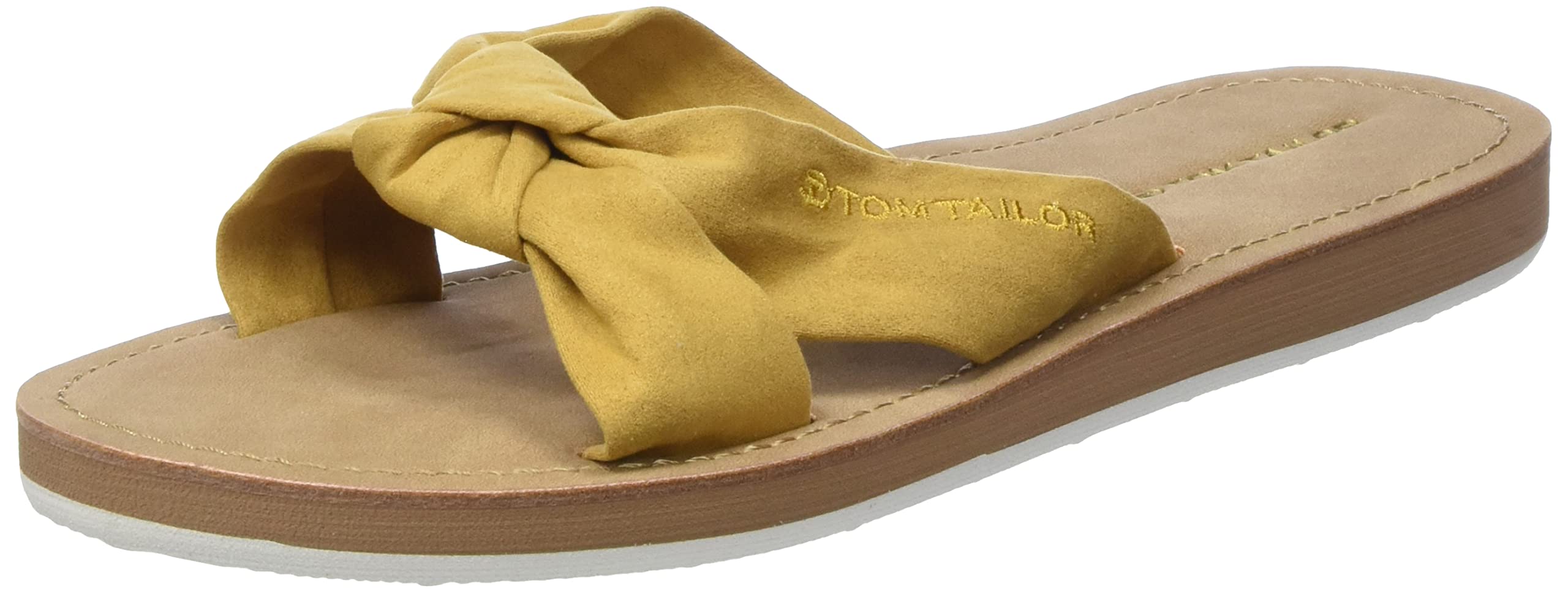Tom Tailor Women's 3291610 Sandals, Mustard, 8 UK