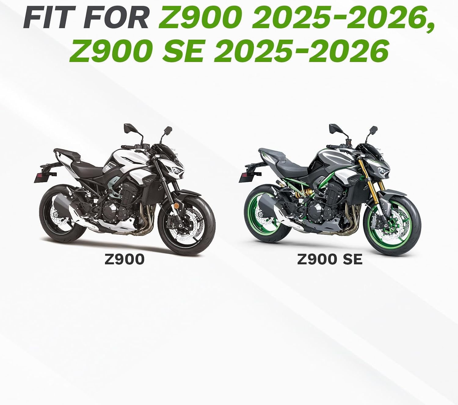 Lower Engine Belly Pan Spoiler Fairing Guard for Z900 2017-2026, Z900SE 2021-2026, Motorcycle Frame Panel Guard Chassis Shroud (Matte Black)