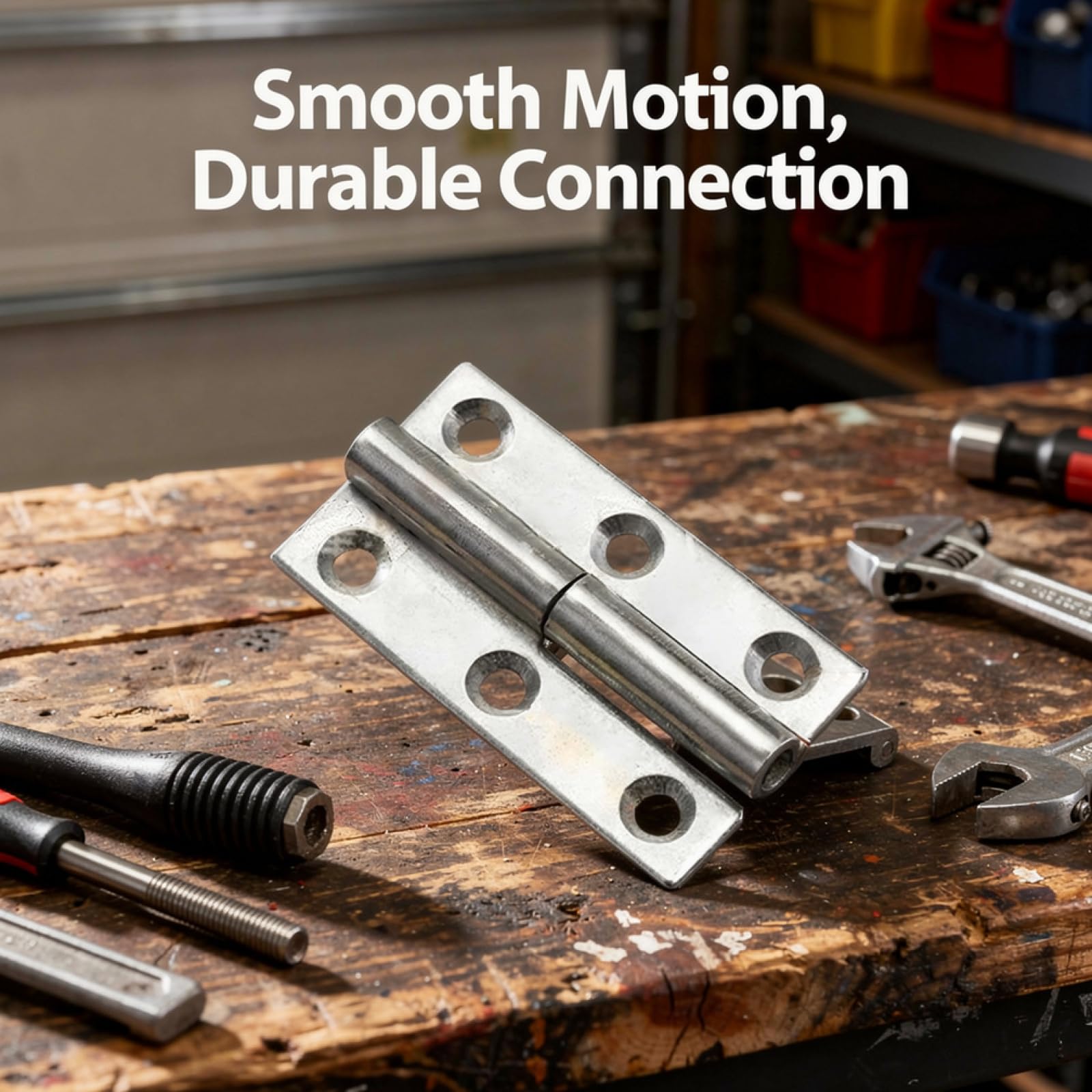 8 Stk. 2,5 Zoll oder 64 mm Lift Off Scharniere aus Edelstahl 304, abnehmbare Möbeltür Beschläge, 64 x 36 mm industrielle teilbare Scharniere für Holztüren, Werkzeugkoffer und Boxen