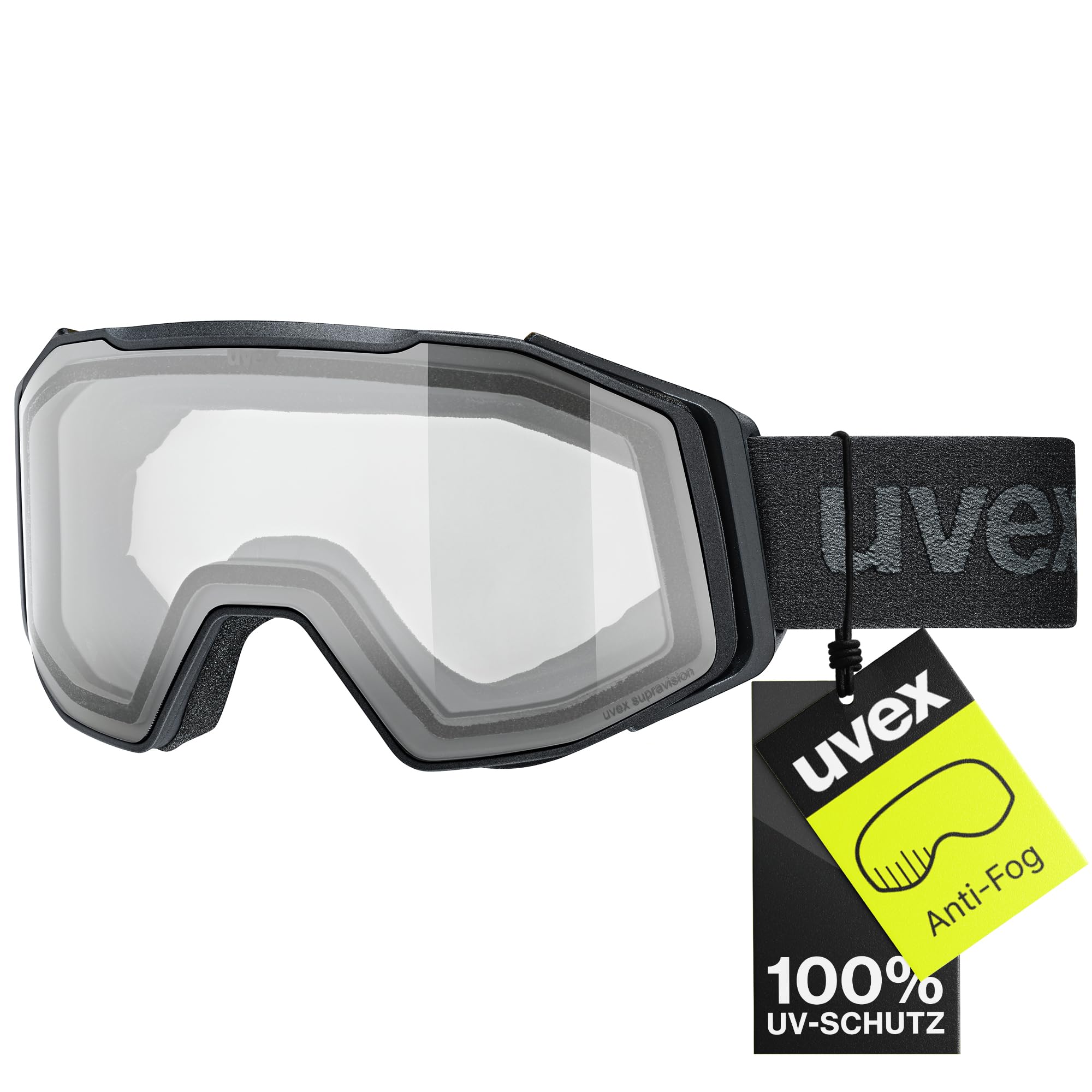 uvex gravity Bike Goggle, black matt, one size