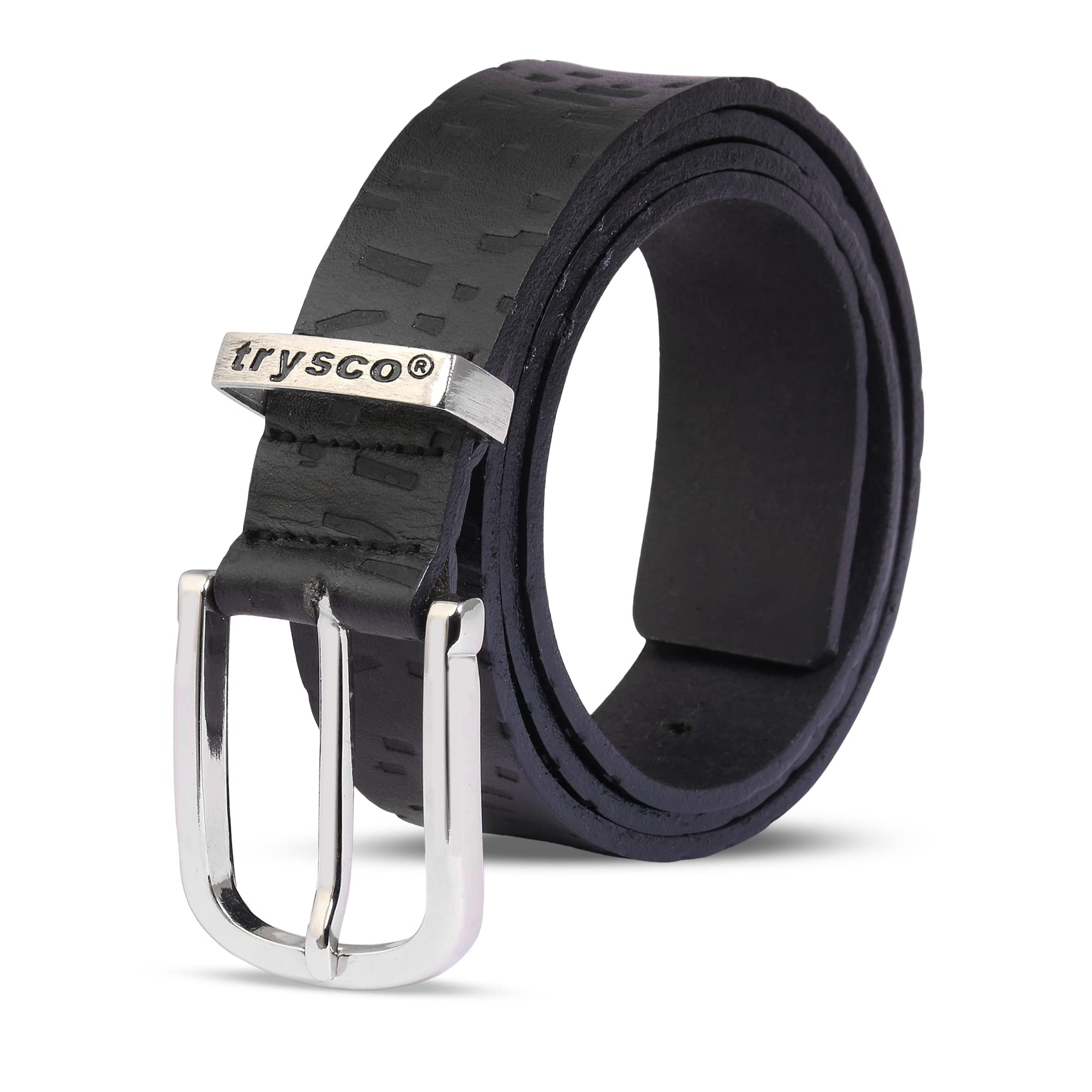 trysco � FULL GRAIN Genuine Leather Hand crafted Belt for Men/Men's Leather Belt (WIDTH - 33MM / WAIST SIZE- 26"-44")-picture-41
