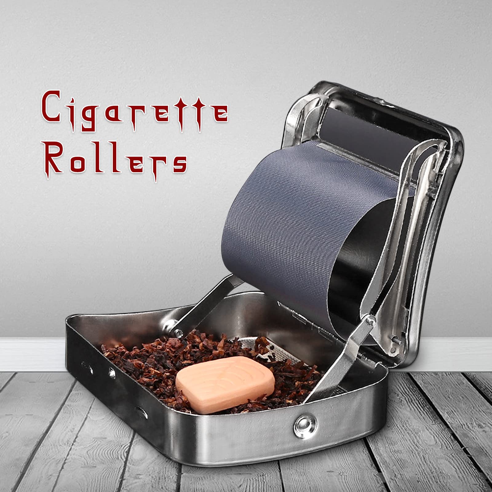 Premium Metal Tobacco Rolling Machine - Cigarette Rolling Machine UK for  Perfect Handmade Rollies