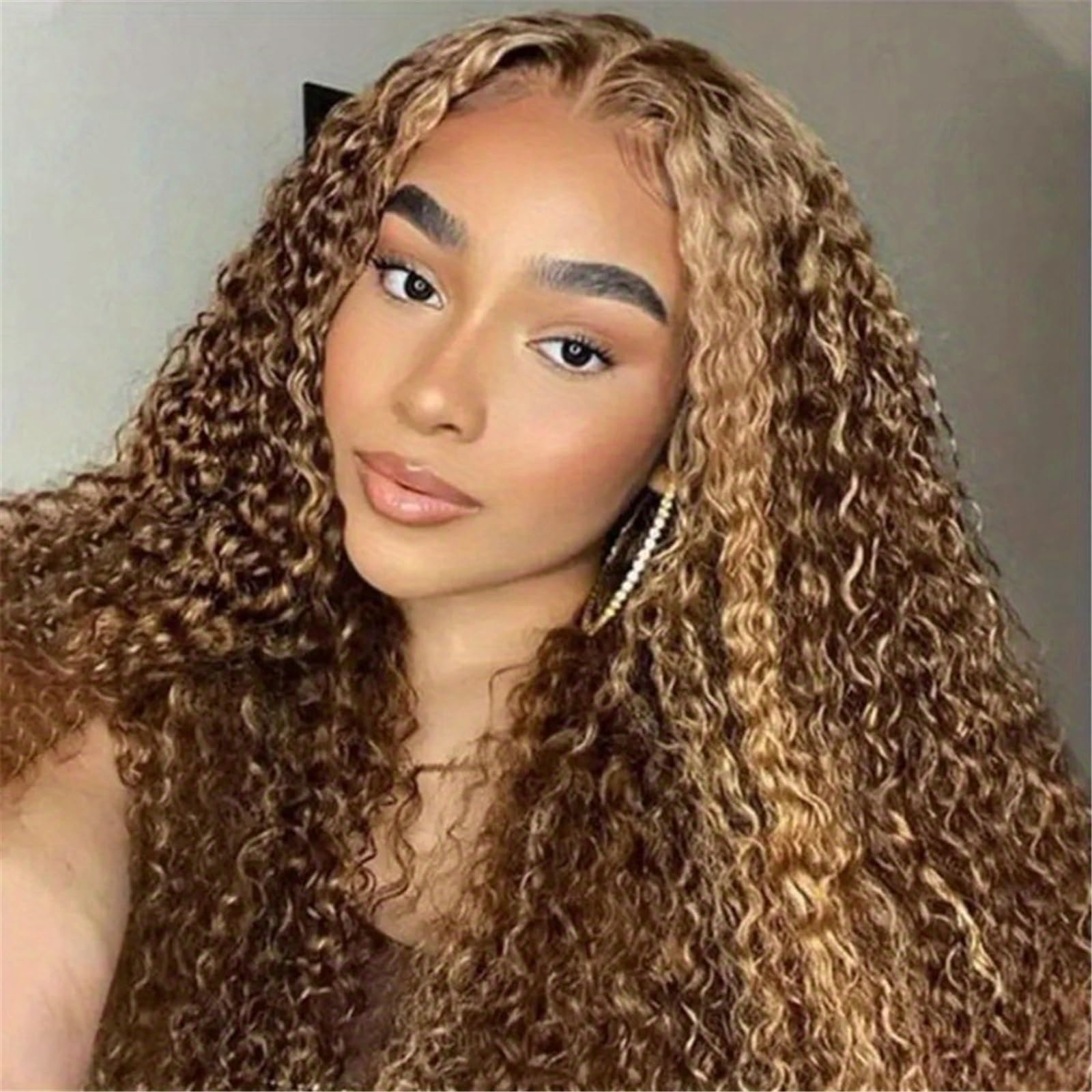 Parrucca Parrucca frontale in pizzo 13x6 HD con capelli umani ondulati(26inches)