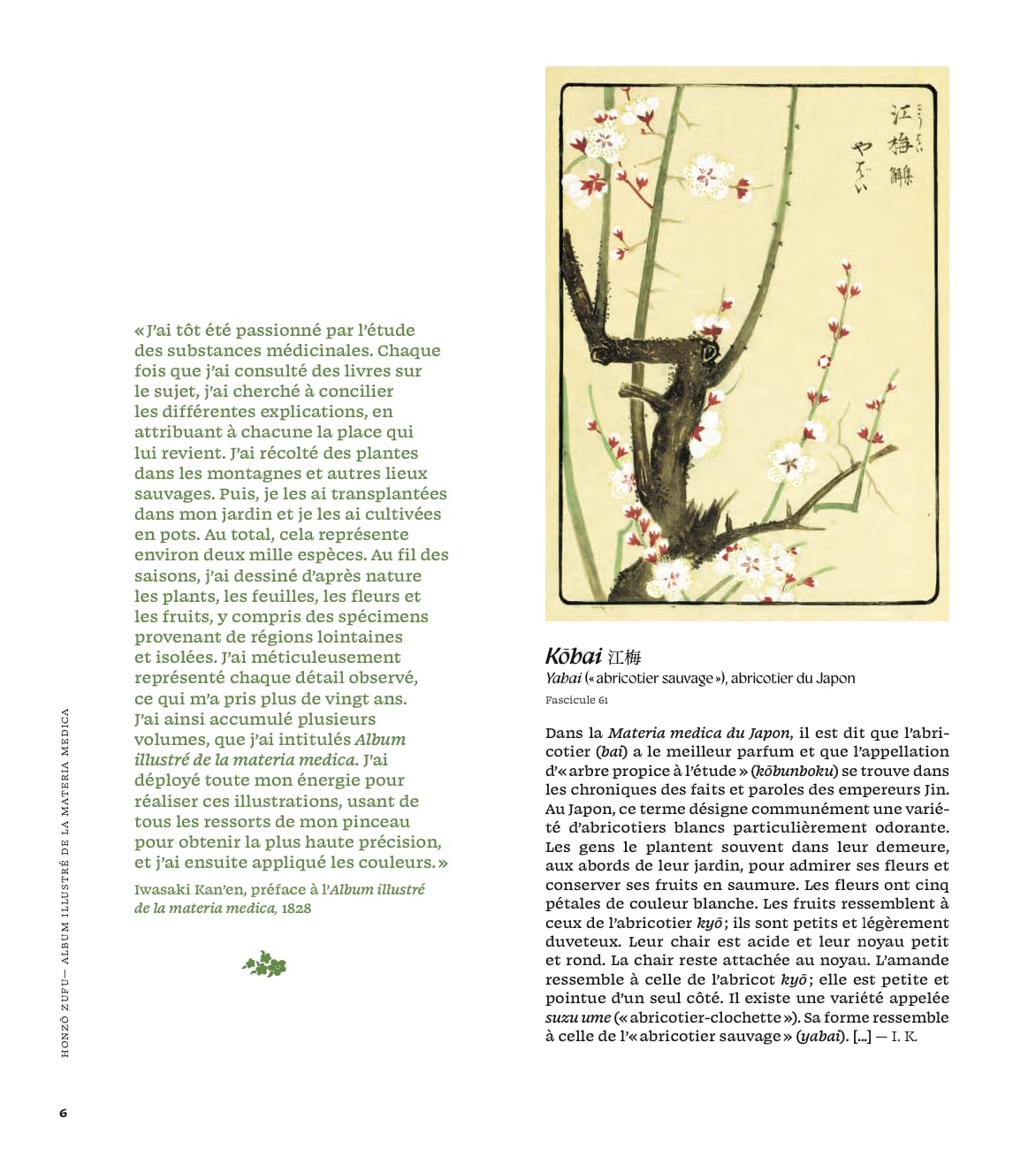 Honzo zufu: Album illustré de la materia medicae