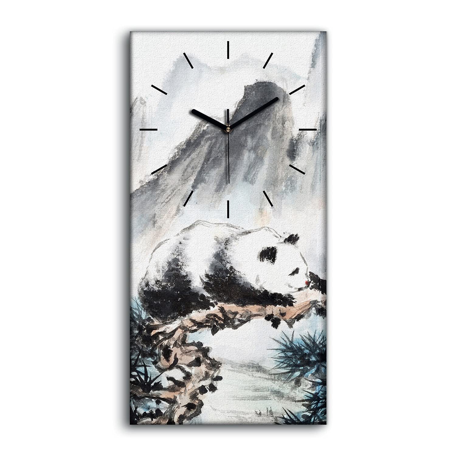 Horloge silencieuse panda pour éliminer les bruits nocturnes de la chambre