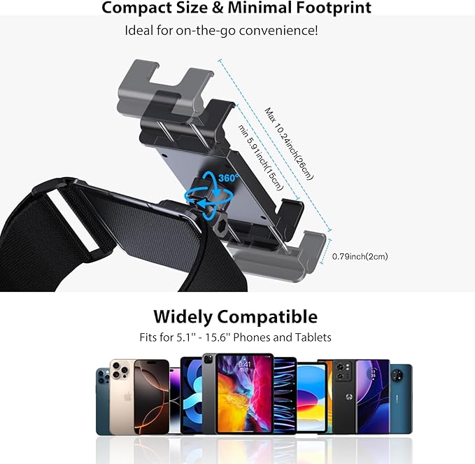 Soporte de rodilla PLDHPRO para tablets y teléfonos 5.5"-14.6" miniatura 3