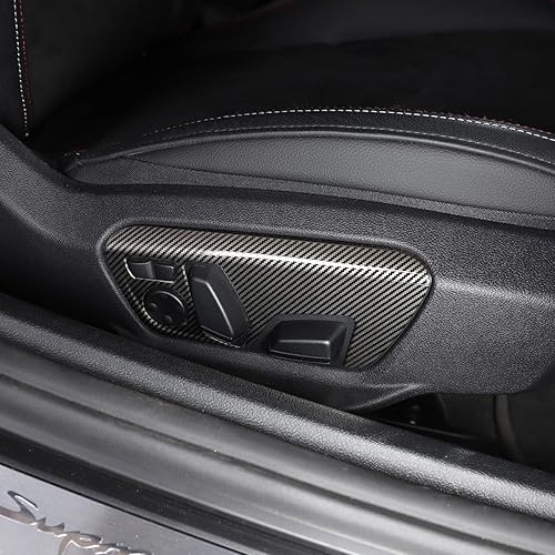 Miniatura 3 de Cubierta de panel de botón de ajuste de asiento para Toyota Supra GR A90 A91 MK5 2018-2022, cubierta de panel de interruptor de botón de ajuste de