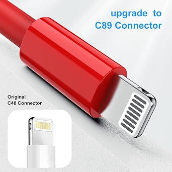 2 Pack iPhone Charger Cable 2m, MFi Certified Lightning to USB Cable Cord 2 metres Fast Charging Apple Phone Long Cables for iPhone13/12/12 mini/ 11/11Pro/Max/X/XS/XR/XS Max/8/7/6/iPad