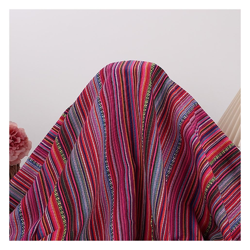 Tela india de algodón estampada a mano en bloque, para confección, sofás, por metro, estilo étnico(4#,1.5x4m/1.5x13.1ft)