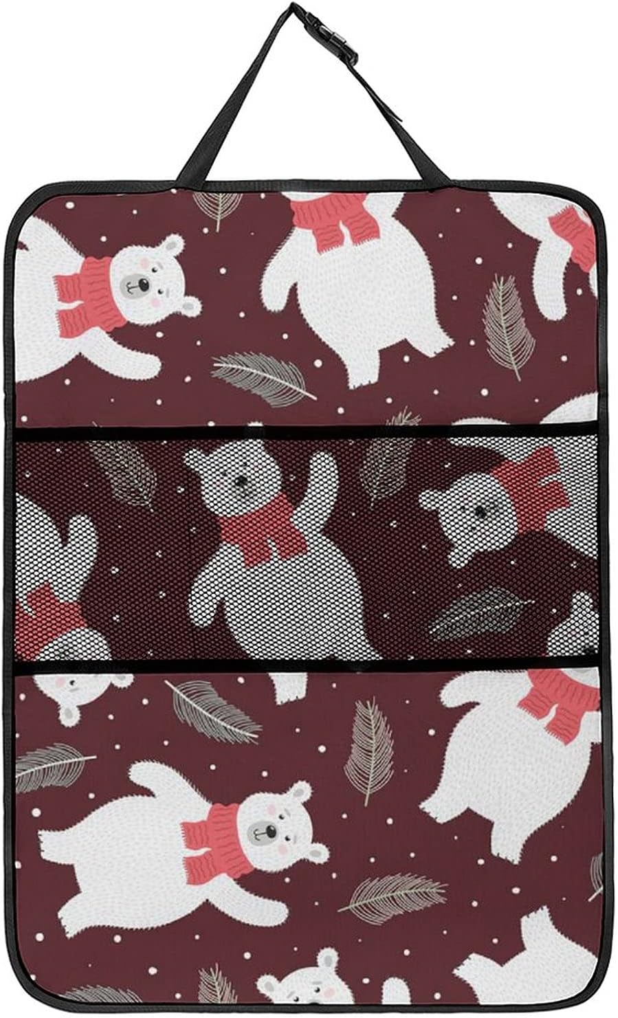 チャイルドシートマット保護マット 熊 かわいい キックガード 新生児 車 シートカバー 座席保護 シートプロテクター 車の座席をキズから守る 滑り止め キック防止パッド 超激得sale カーシートプロテクター マット チャイルドシート保護マット 収納ポケット付き Baby