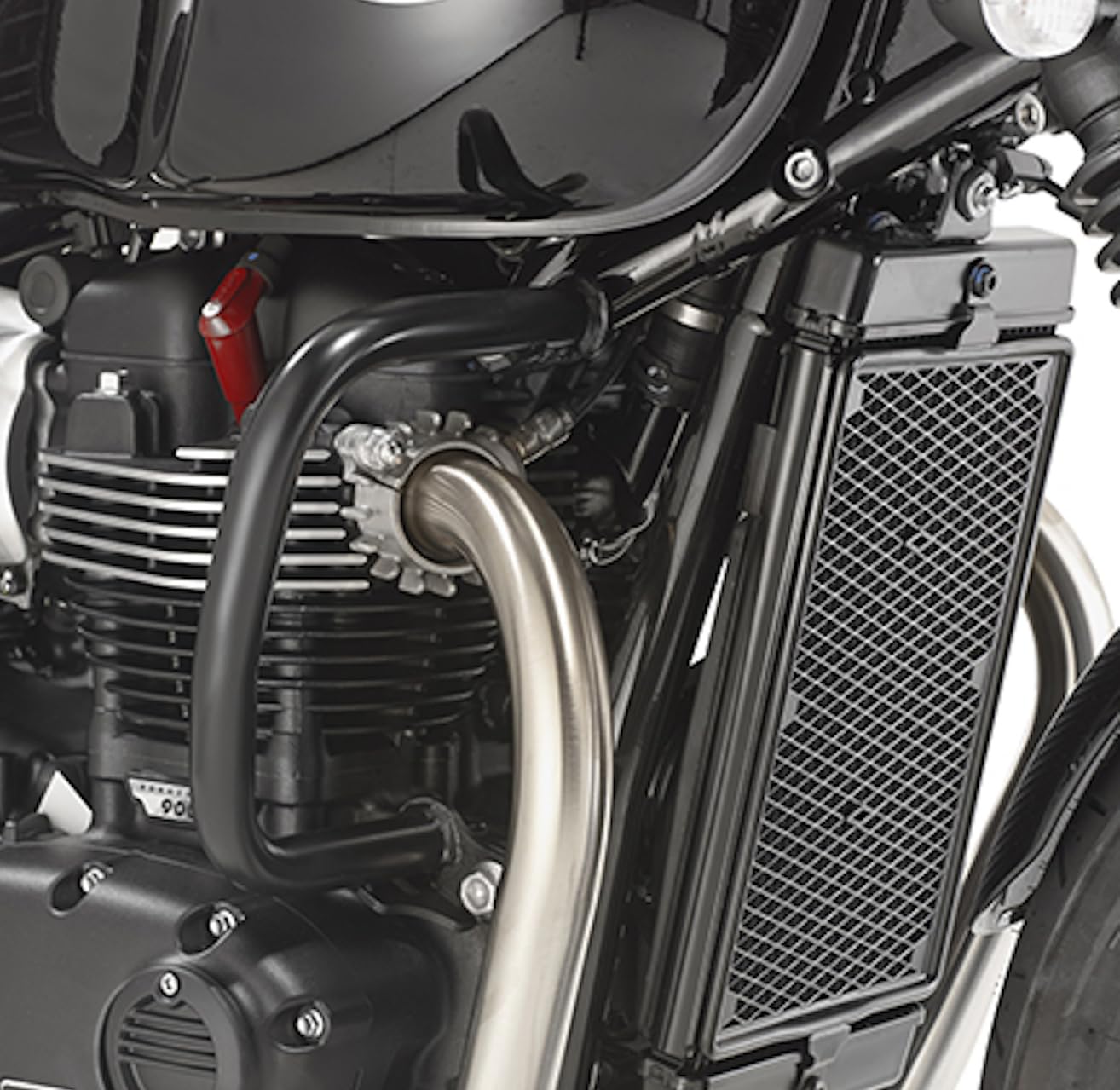 givi tn6410 paramotore nero compatibile con triumph street twin 900 2016 2017 2018 2019 2020 2021 2022 mototopgun