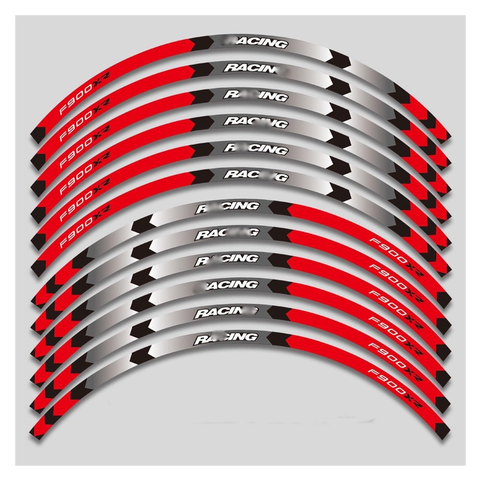 Applique 12 Pcs for F900XR F900 XR F900xr F 900xr Motorcycle Sticker Inner Wheel Reflective Waterproof Sticker(A3)