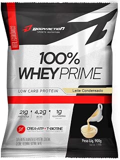 100% Whey Prime - 900g Refil Leite Condensado - BodyAction