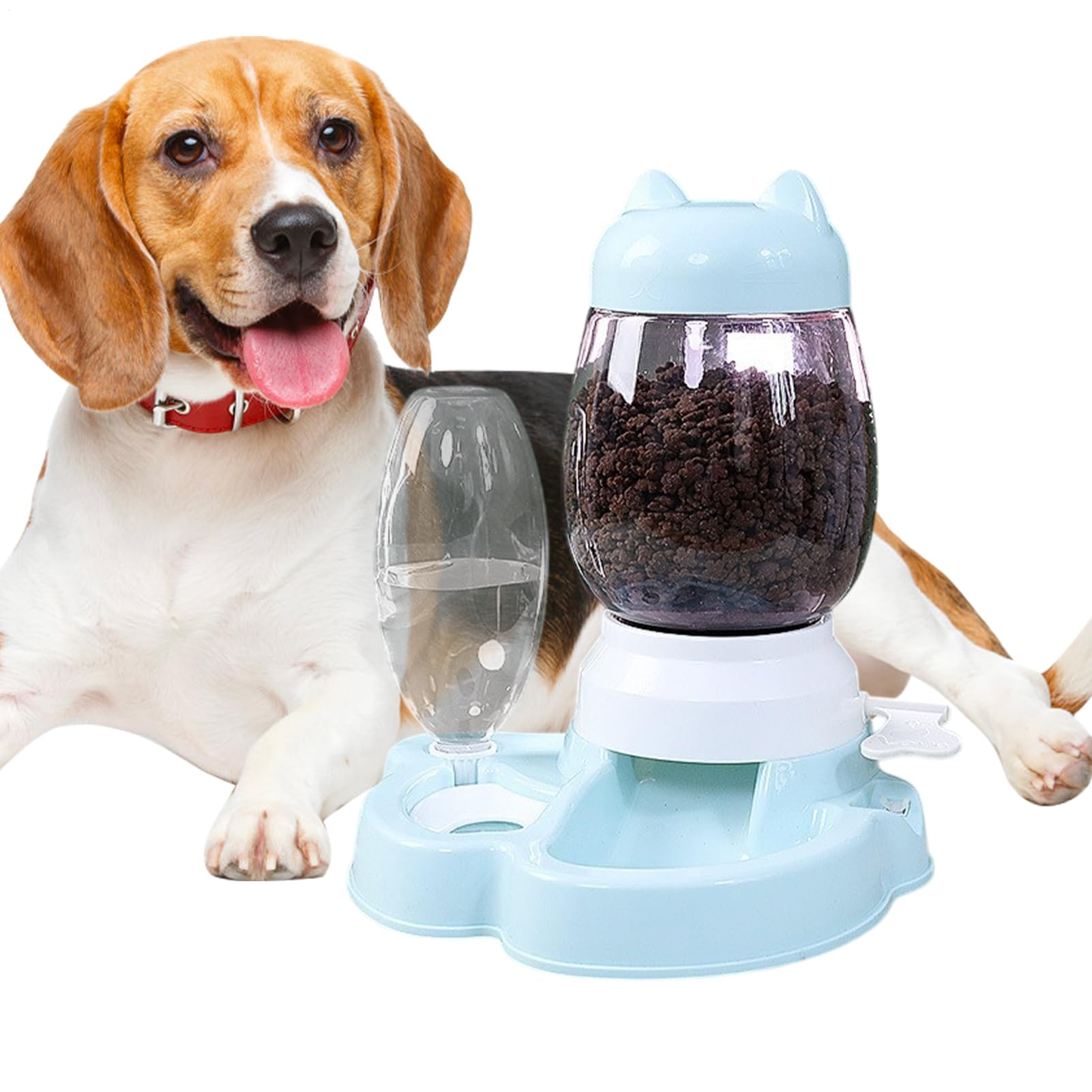 Distributeur alimentaire pour chiens automatique contre l'ennui et le surpoids