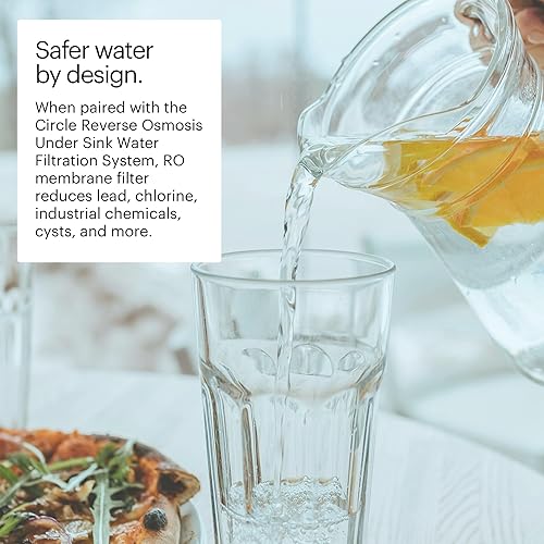 Miniatura 6 de Brondell H2O+ Circle RO - Filtro de repuesto para membrana