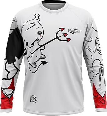MTB Jersey Mens Long Sleeve Downhill Cycling Motorcycle Bike Shirt