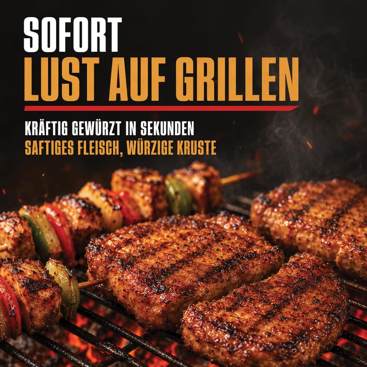 GiDeli Grillgewürz Scharf 2x5kg - Feurige & Aromatische Gewürzmischung für den Grill - Ideal für Schweinenacken, Rippchen, Geflügel & Schaschlik - Trockenmarinade & Rub - Sofort Einsatzbereit