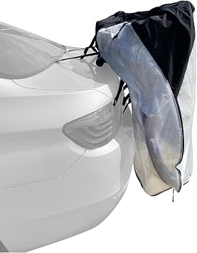 Formosa Covers | Allen Trunk Mount Bike Rack Cover for Transport Extra Large Translucent Ends Protect Your Sport Bicycles with Outdoor Waterproof Storage