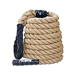 Perantlb Outdoor Climbing Rope for Fitness and Strength Training, Workout Gym Climbing Rope, 1.5\'\' in Diameter, Length Available: 10, 15, 20, 25, 30, 50 Feet