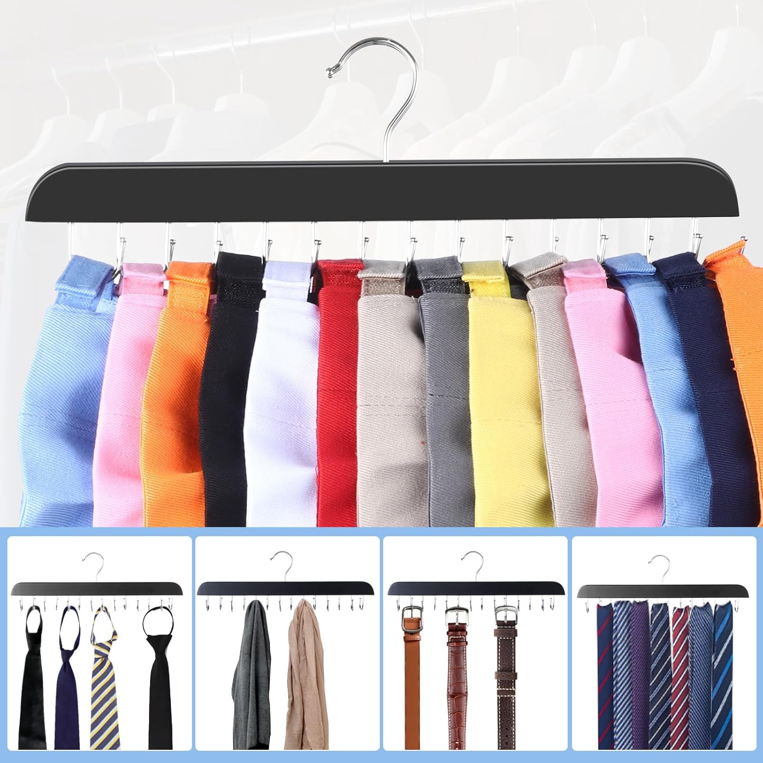 Hat Hanrs for Closet, Hat Organizer for Baseball s Hooks Space