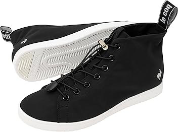 le coq sportif ミドルカットレインスニーカー ネイビー ルコックスポルティフ le coq sportif 【レイン対応】レイン