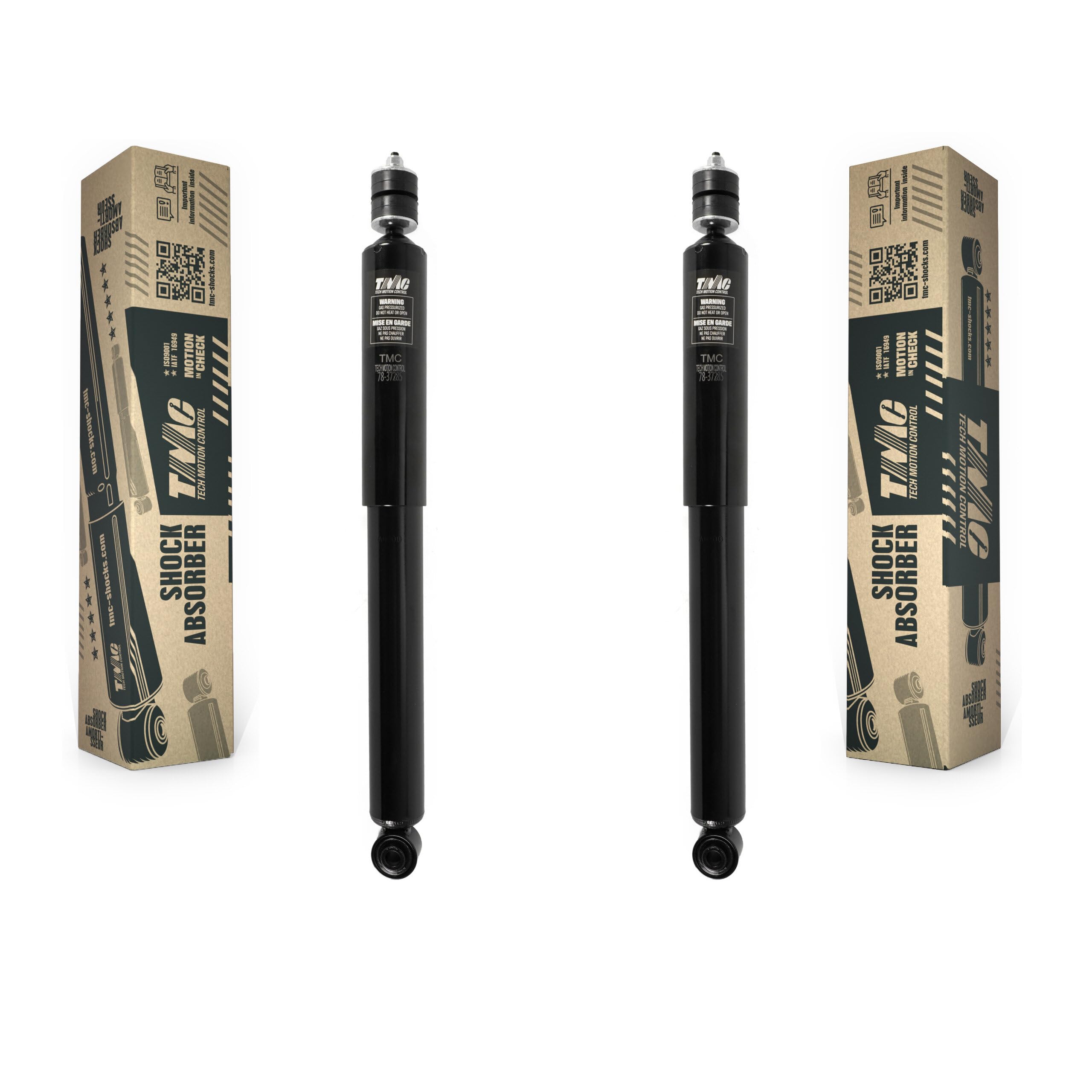 TMC Rear Suspension Shock Absorbers Pair Replacement For Honda Civic - Left Right Side (Driver Passenger) K78-100412 — view 12