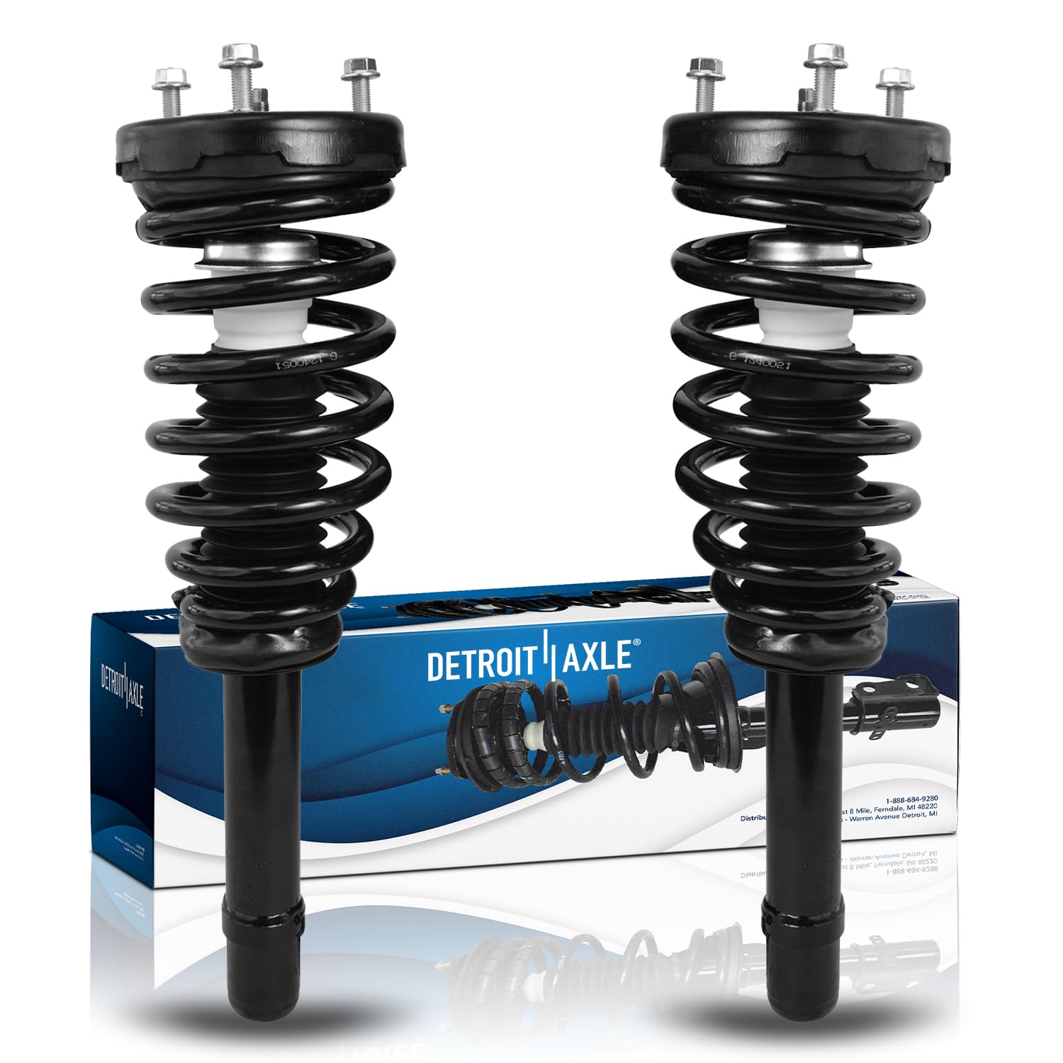 Detroit Axle - Front Struts for 2006-2010 Hyundai Sonata, 2006-2011 Azera