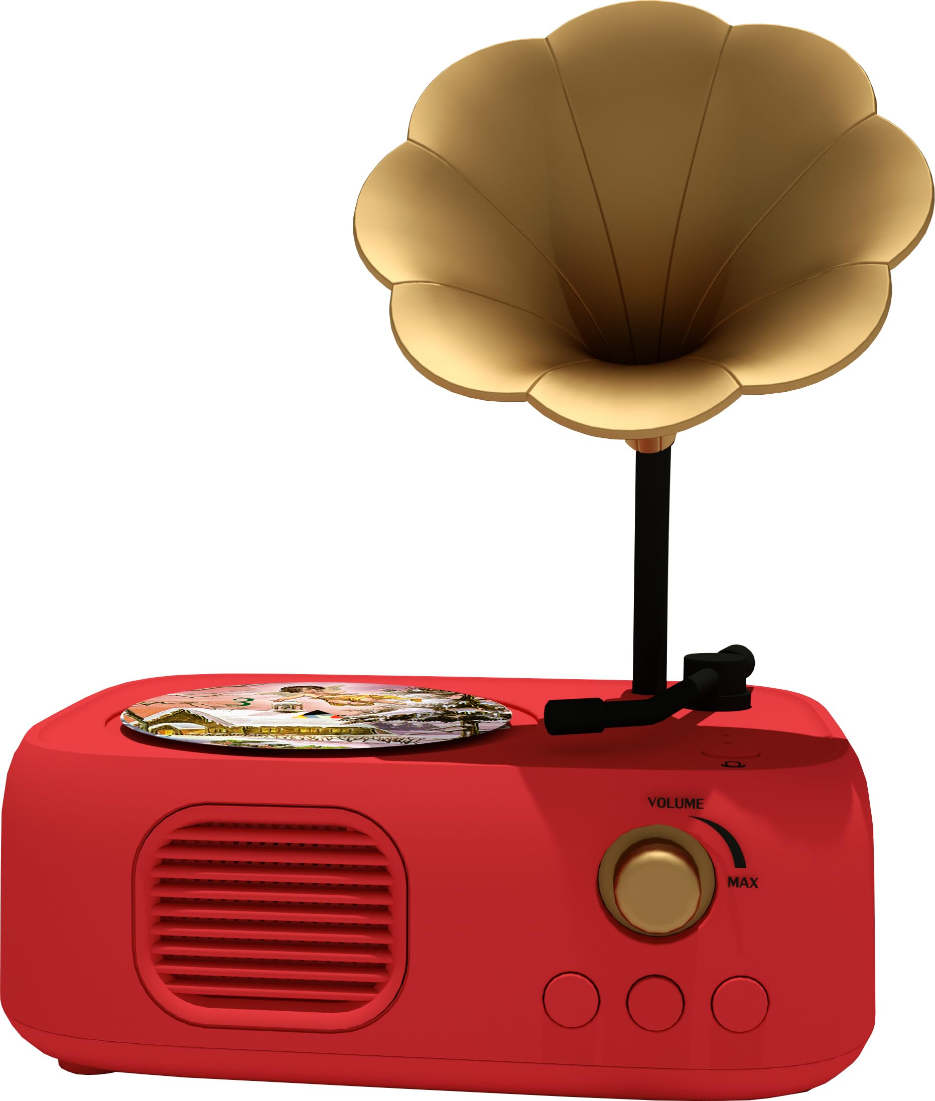 Coppenrath Recordable Christmas Advent Calendar Musical Gramophone - Vintage Design - Premium German Quality (Recordable)