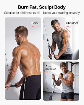 VEVOR LAT Pulldown Attachments, Cable Machine Rowing