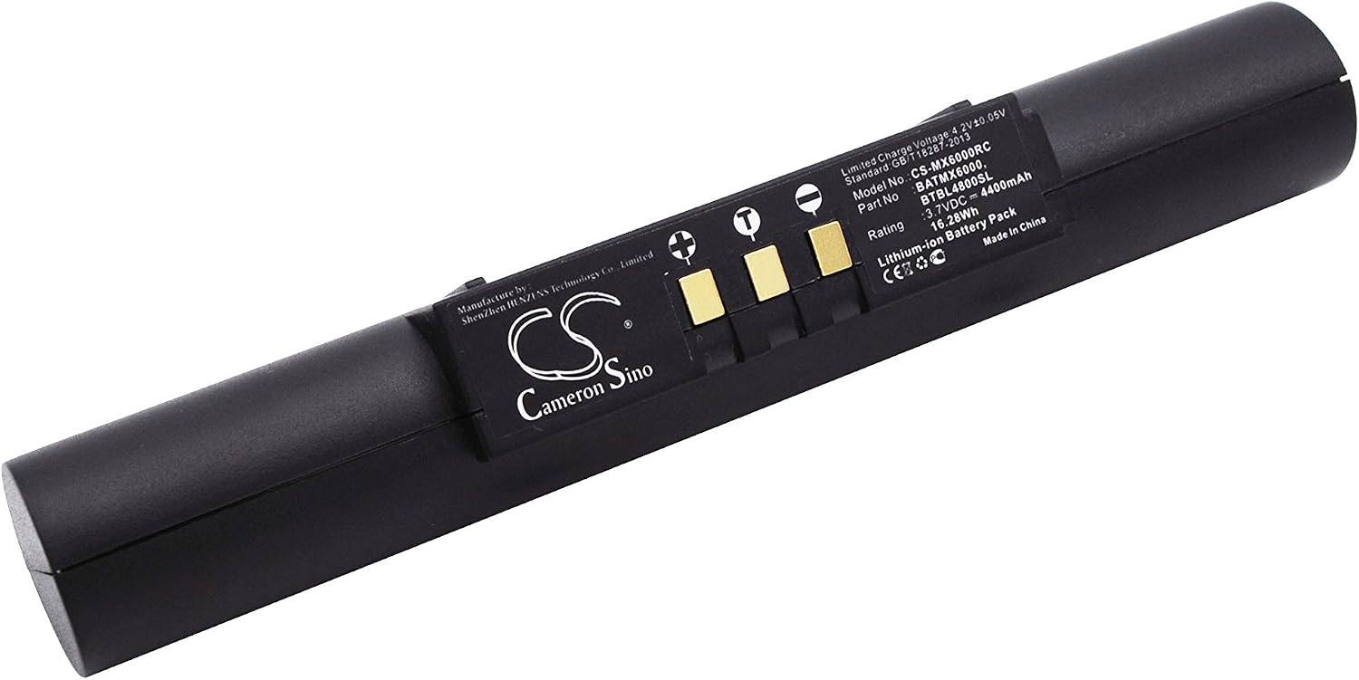 Cameron Sino Battery for URC MX-6000, UE-MX6000, UN-MX6000 PN:URC BATMX6000, BTBL4800SL 4400mAh / 16.28Wh