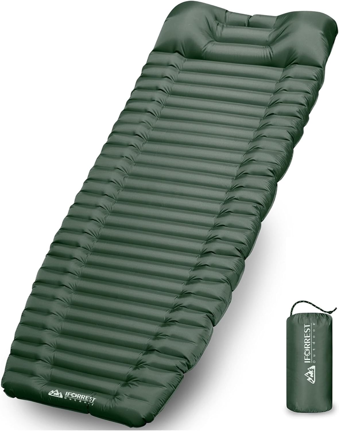 IFORREST XL Self-Inflating Camping Sleeping Pad with Armrest & Pillow
