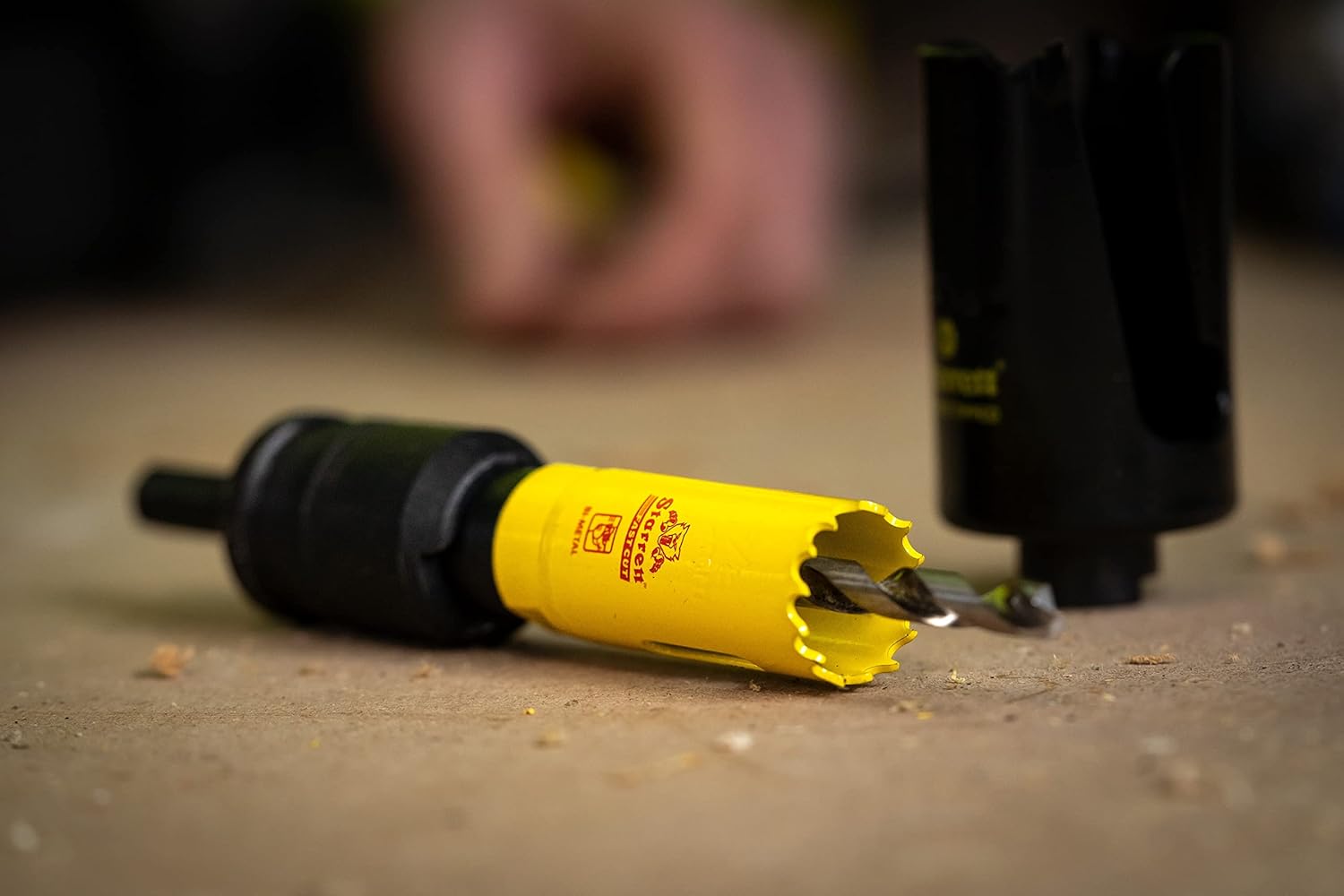 Starrett HSS Bi-Metal Hole Saw - FCH0378 Fast Cut Extra Cobalt Hole Saw - for Stainless Mild Sheet Wood Plastic Various Materials - 98mm