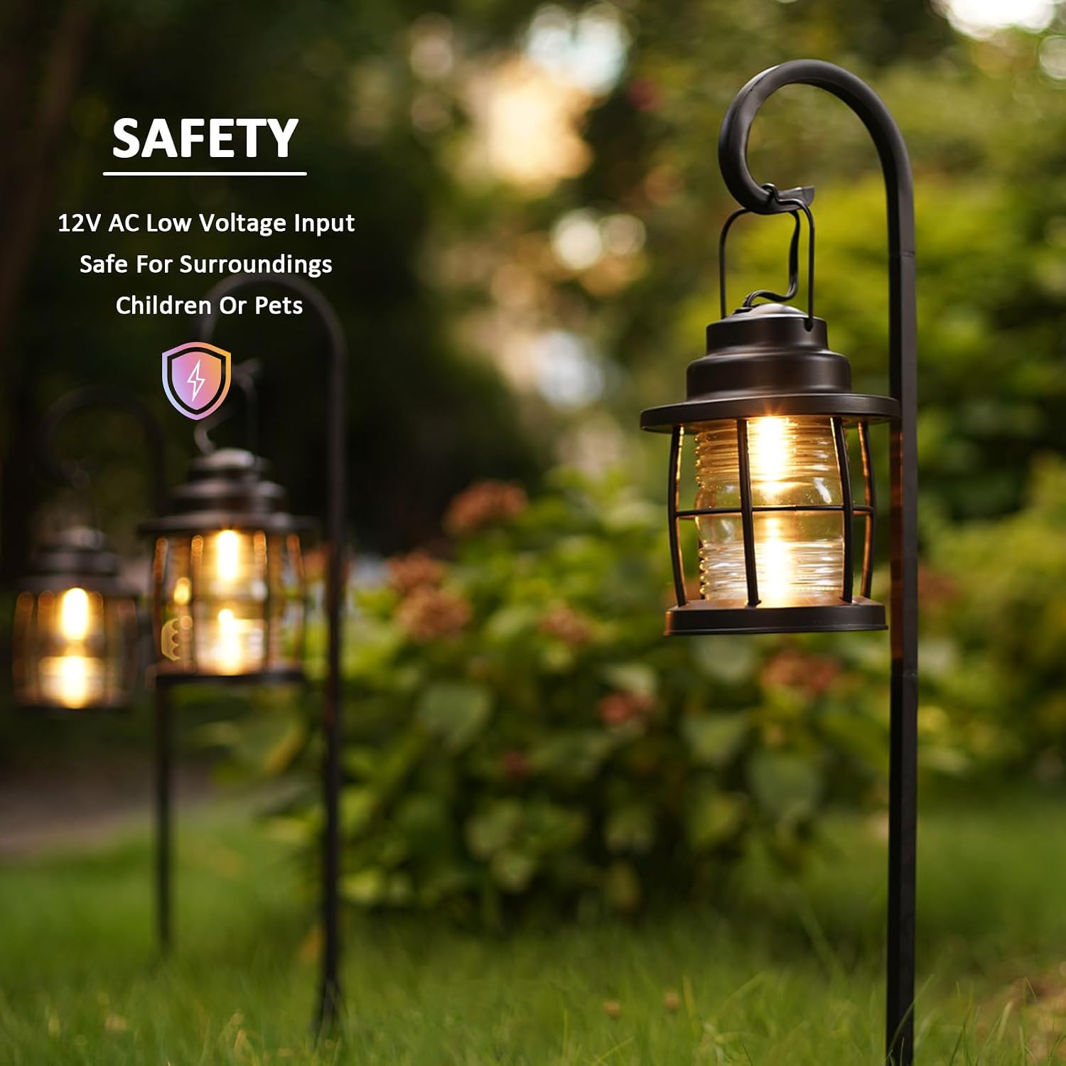 Malibu Lightning 8422-4110-01 Harbor Collection LED Low Voltage Jelly Jar Pathway Light- Black