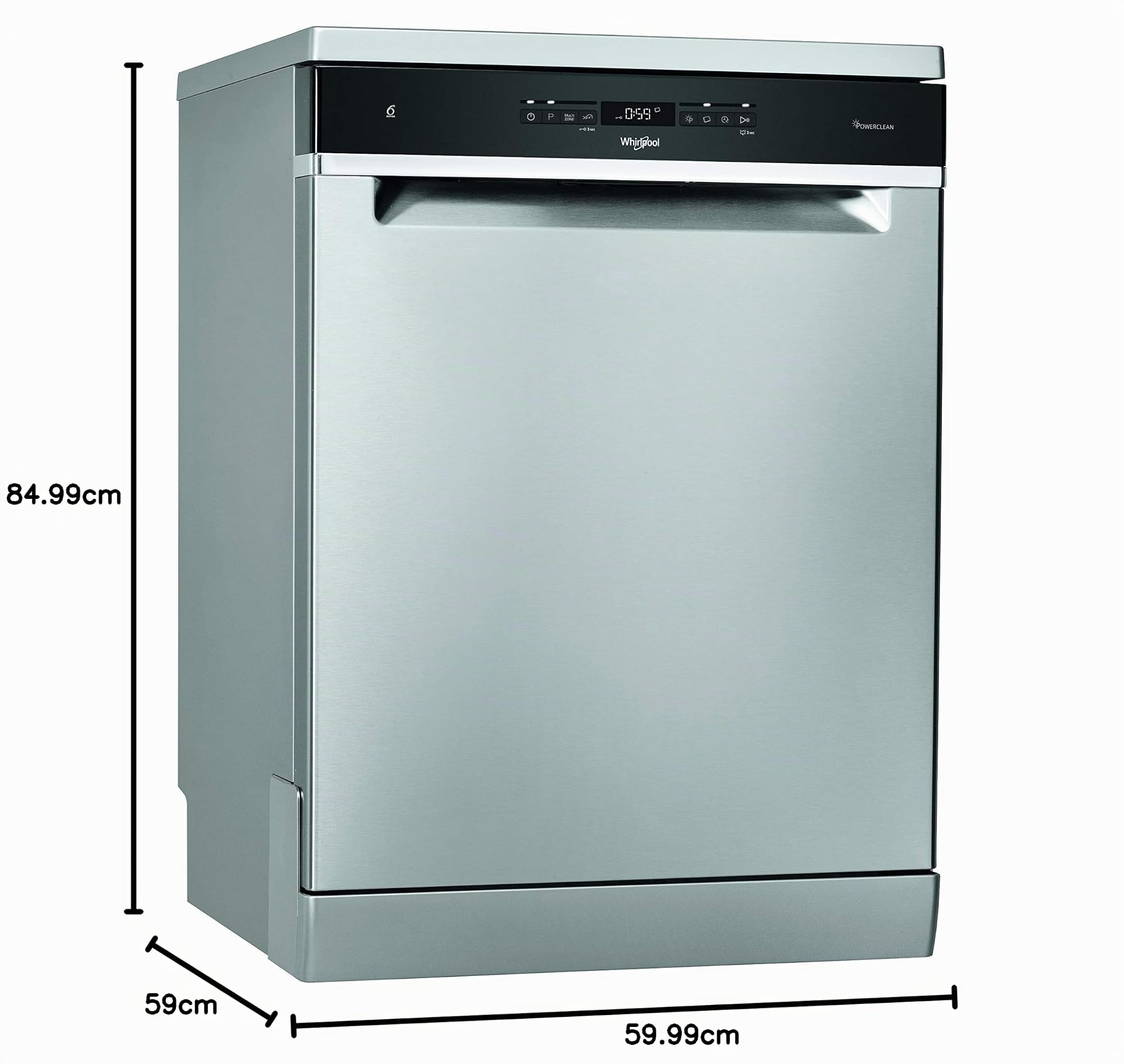 Whirlpool WFO 3O41 PL X lave-vaisselle pose libre 60 cm C