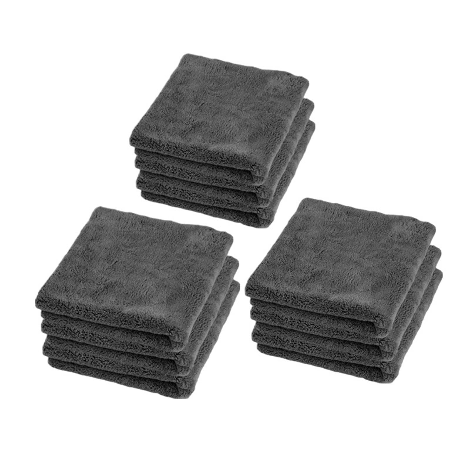 Toalla De Microfibra For Limpieza De Coche, 1/3/6/9 Uds., 40x40cm, Toallas De Lavado Gruesas, Cuidado Y Secado De Detalles Automáticos