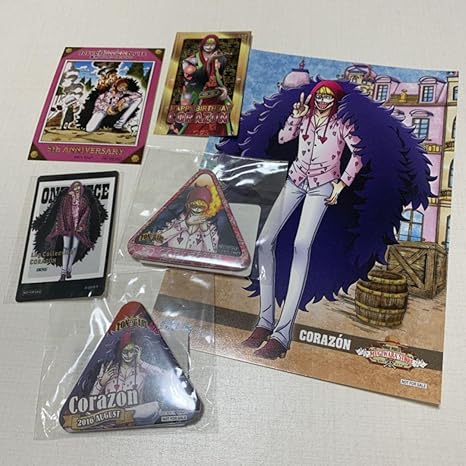 Amazon Co Jp ワンピースタワー トンガリ缶バッジ コラソン バースデーカード セット Hobbies