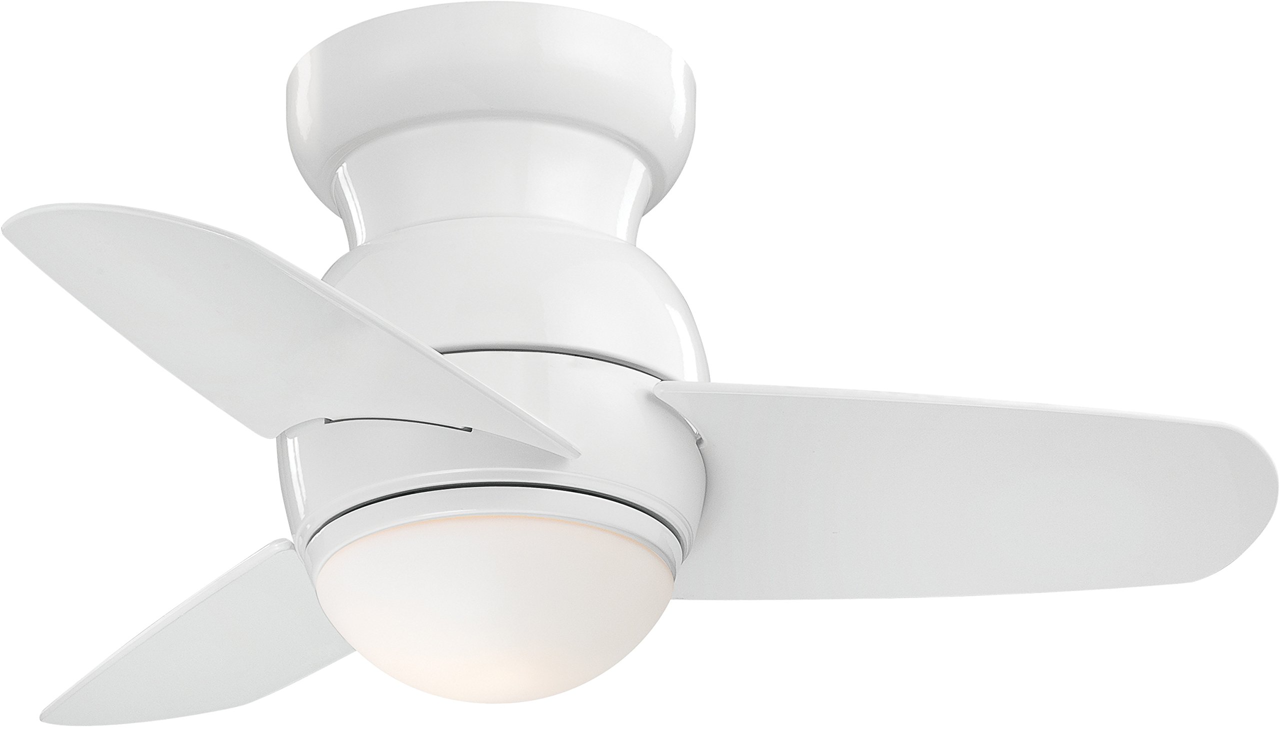 Minka-Aire F510-WH Downrod Mount, 3 White Blades Ceiling fan