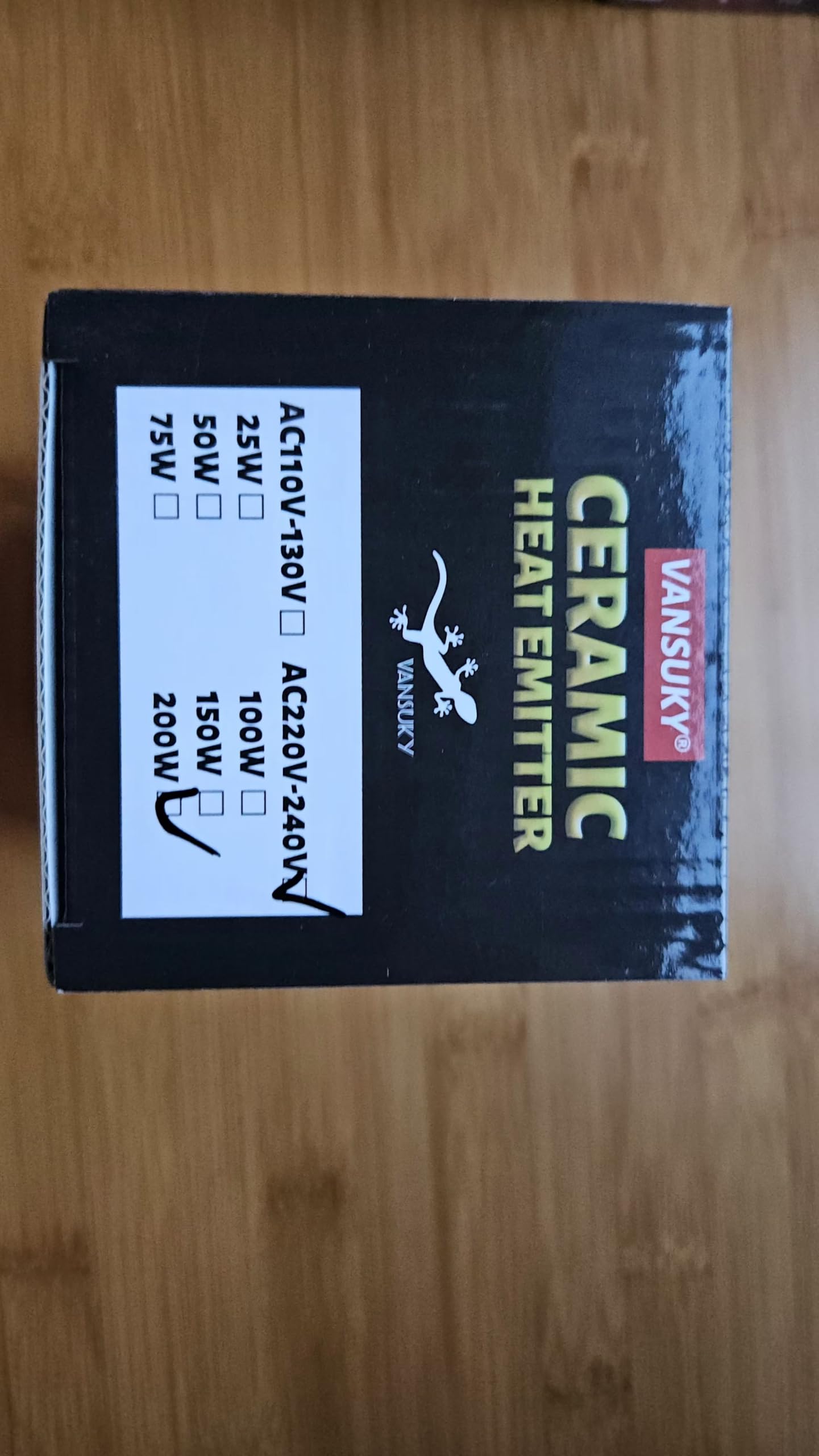 Emisor de Calor Cerámico 200W sin Luz para Reptiles – Lámpara Infrarroja de Calefacción Resistente al Agua para Terrarios, Vivarios, Perros, Gatos y Anfibios — view 4