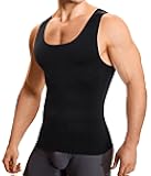 Compression Shirt Men - Slimming Undershirt Body Shaper Vest, Compression Tank Top Shapewear Tummy Control
