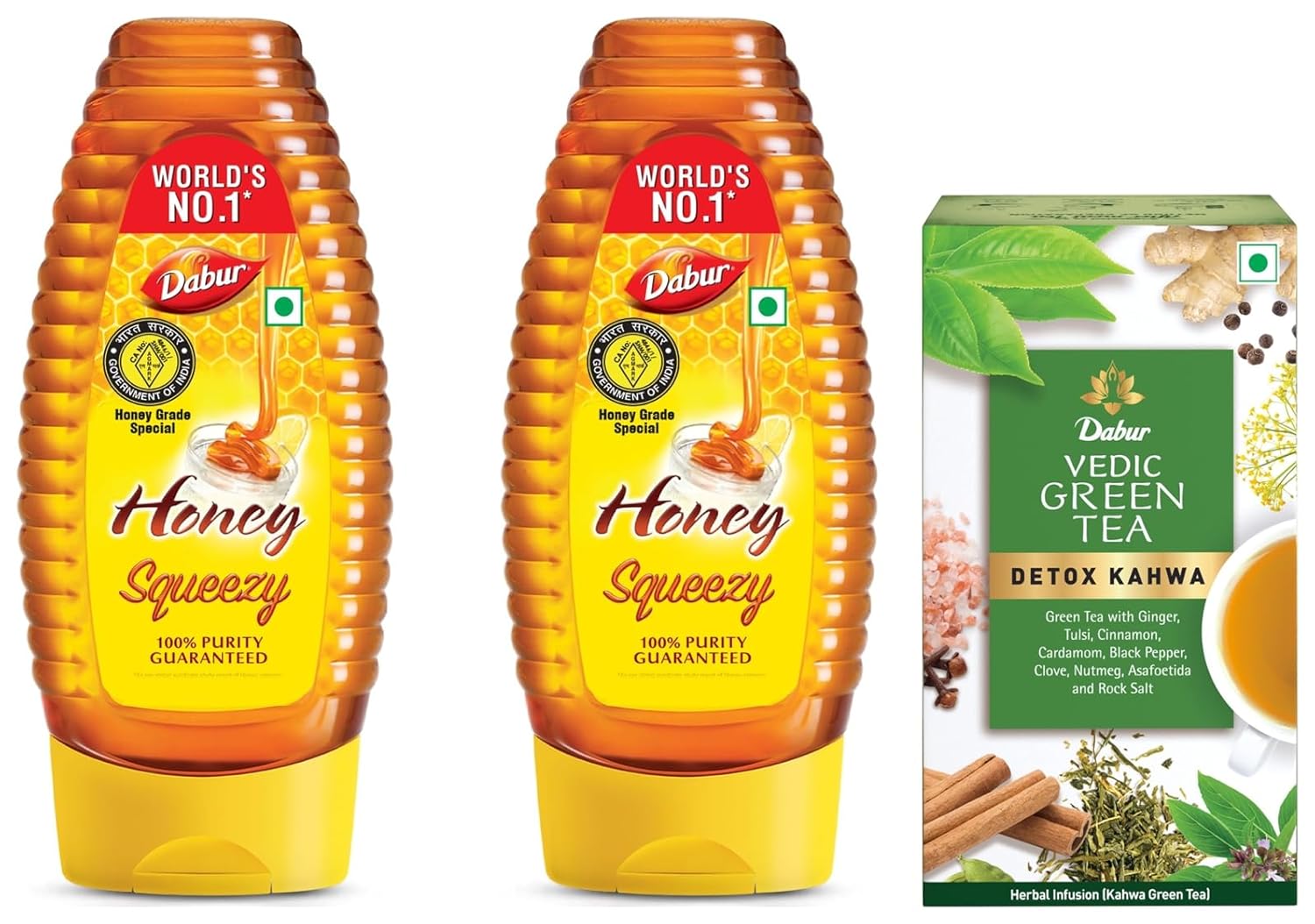 Dabur Honey Squeezy India's No.1 Honey 400 g (Buy 1 Get 1 Free