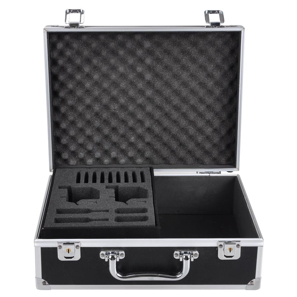 AW Professional Tattoo Kit Case W/Lock Key Aluminum Carry