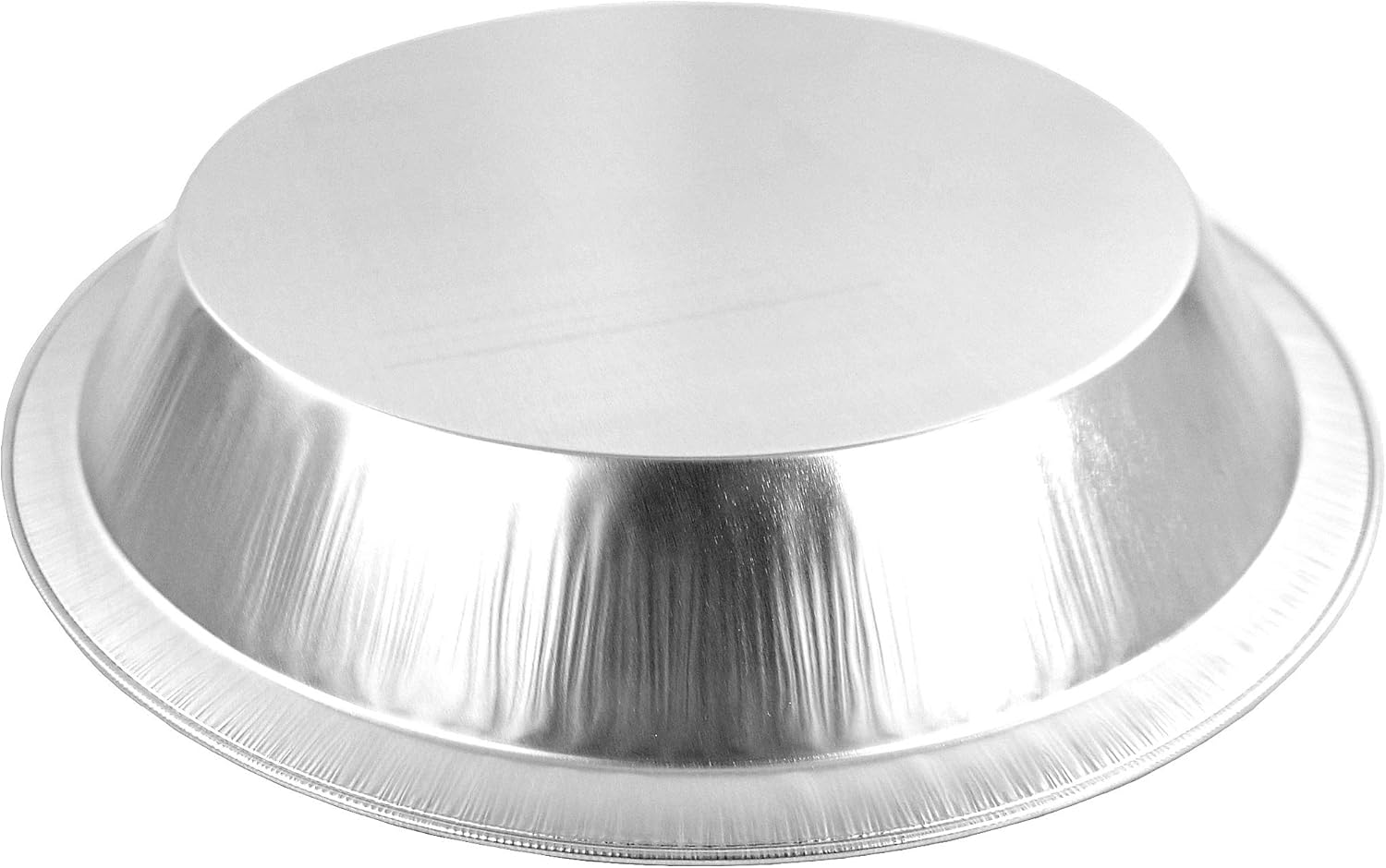 PACTOGO 9" Disposable Heavy Smooth-Wall Aluminum Foil Pie Pans (Pack of 100)