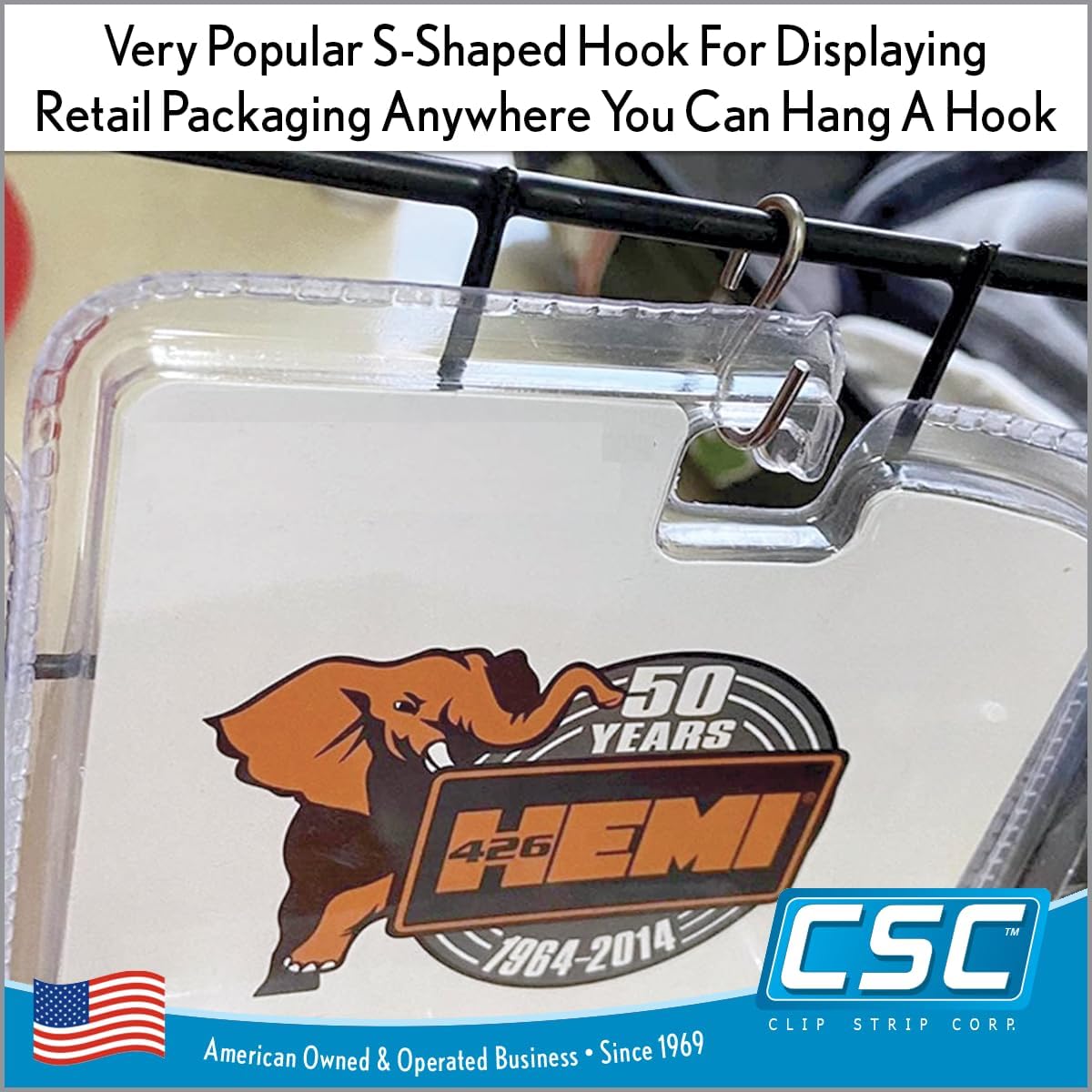 Clip Strip Corp. 100 Pack S Hooks, 1" Stainless Steel S Hooks for Hanging Plants, Kitchen Utensils, Clothes in Closets, Jewelry, Keys, Products, DIY Crafts