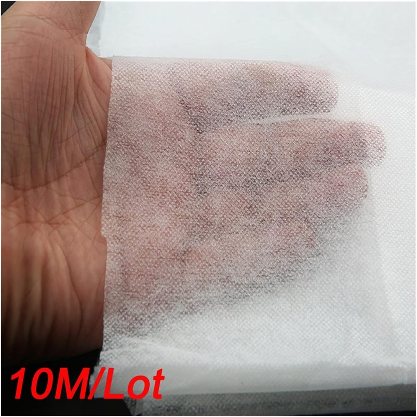 Interfacing,Iron on Interfacing 10M/Lot DIY Sewing Fusible Interlining Cloth-Lined Interfacing Adhesiva White