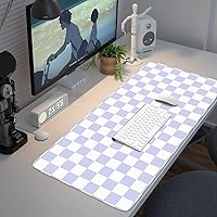 Vista 7 de iCasso Desk Pad Mat, Desk Matt for Desktop, Cute XXL Large Mouse Pad, Anti-Slip Big Mousepad with Stitched Edges, Keyboard Pad Mouse Mat for