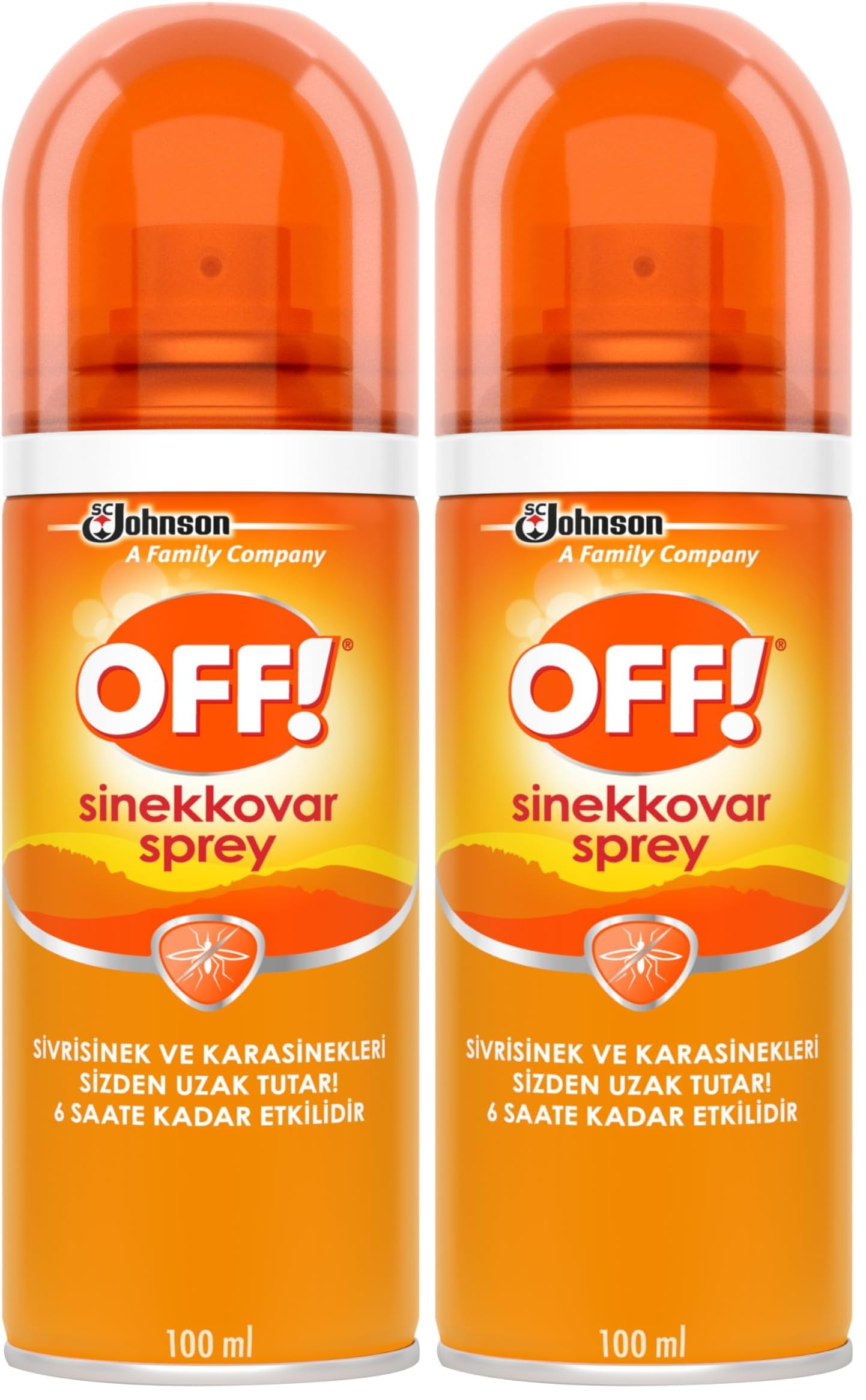 OFF! Sinekkovar Sprey 100ml 2li paket