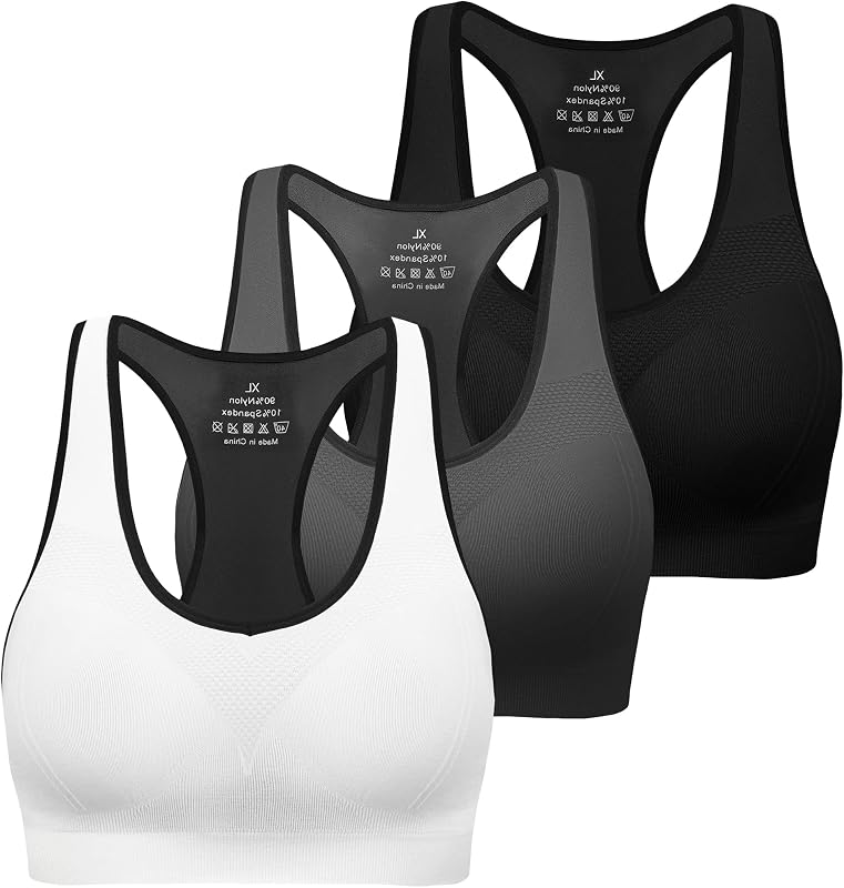 Sujetadores deportivos Racerback para mujer MIRITY - corpiño deportivo para gimnasio de entrenamiento de alto impacto