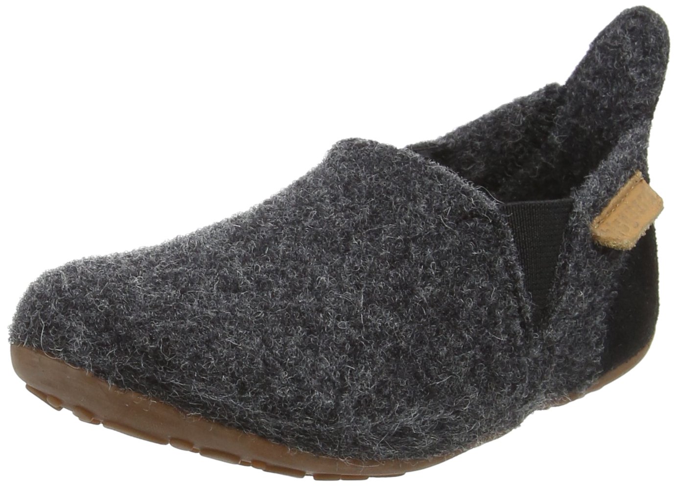 Bisgaard Boy's Unisex Kids' Wool Sailor Loafer, Charcoal, 12.5 UK Child